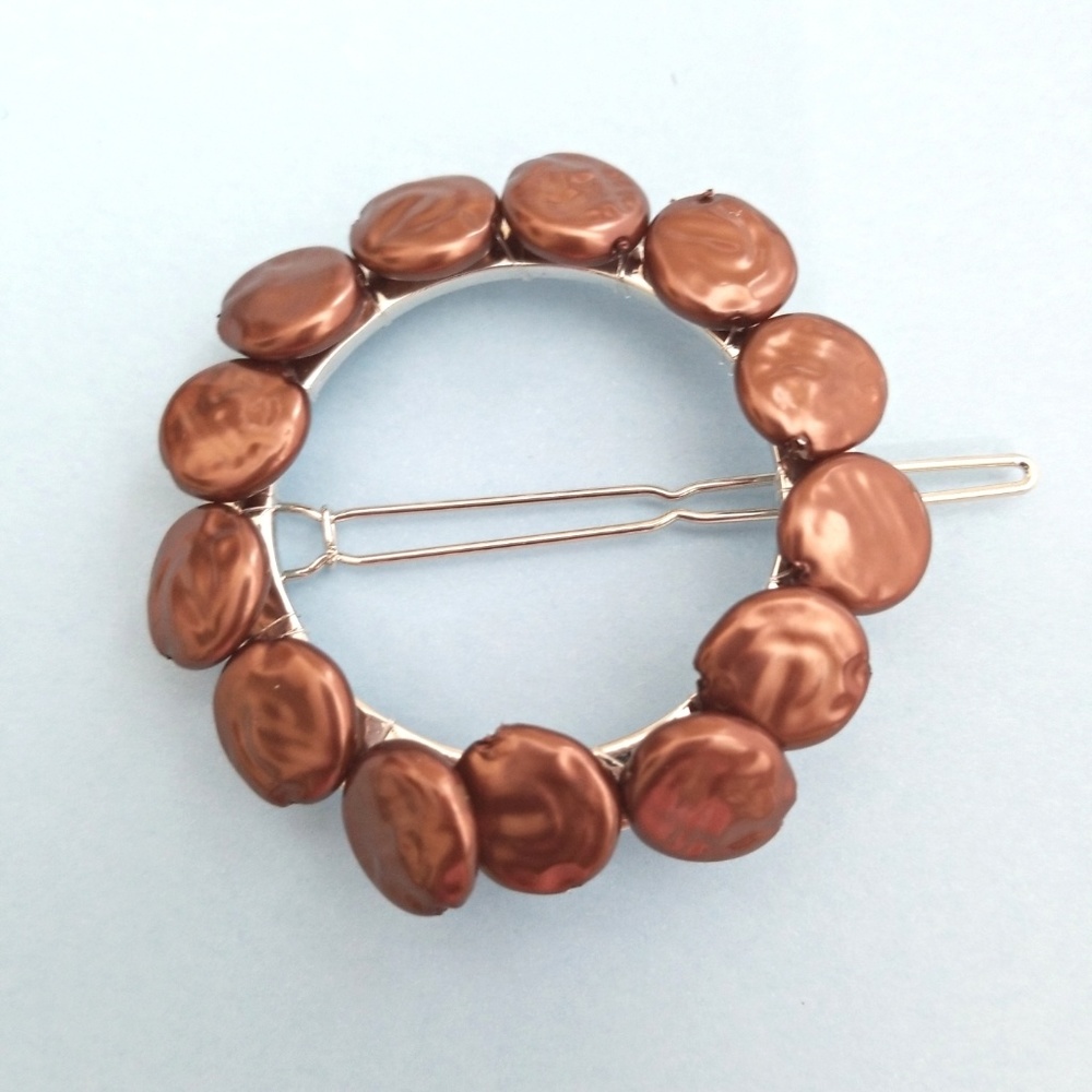 Free People Pearl Hoop Barrette